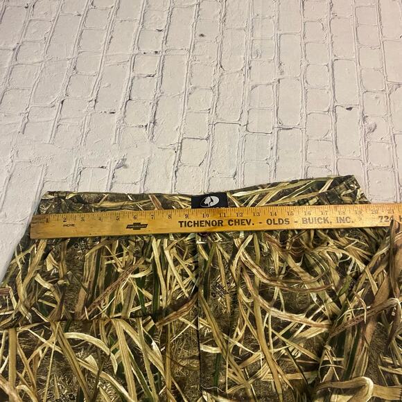 Massey Oak camouflage pants ankle drawstring duck shadow grass 2XL 38x31 hunting - Picture 7 of 10